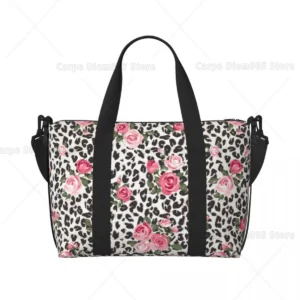 sac de sport blanc rose