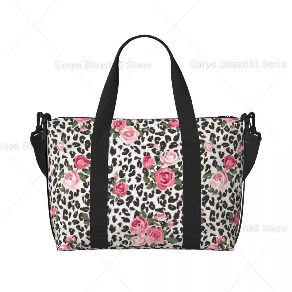 sac de sport blanc rose