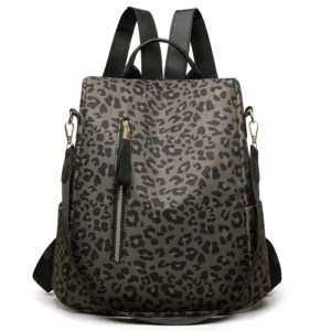 sac à dos léopard chic