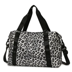 sac de sport léopard